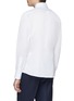 Back View - Click To Enlarge - BRUNELLO CUCINELLI - Slim fit twill shirt