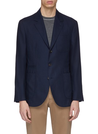 Main View - Click To Enlarge - BRUNELLO CUCINELLI - Cashmere soft blazer