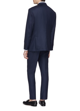 Back View - Click To Enlarge - BRUNELLO CUCINELLI - Virgin wool houndstooth suit
