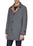 Detail View - Click To Enlarge - BRUNELLO CUCINELLI - Reversible water-repellent twill coat