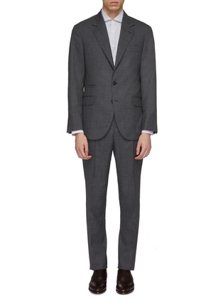 Main View - Click To Enlarge - BRUNELLO CUCINELLI - Wool suit