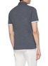 Back View - Click To Enlarge - BRUNELLO CUCINELLI - Layered cuff polo shirt