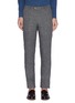Main View - Click To Enlarge - BRUNELLO CUCINELLI - Houndstooth check plaid linen pants