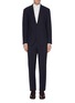 Main View - Click To Enlarge - BRUNELLO CUCINELLI - Virgin wool-silk suit