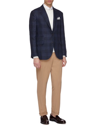 Figure View - Click To Enlarge - BRUNELLO CUCINELLI - Twill chinos