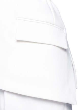 Detail View - Click To Enlarge - COMME MOI - Open side seam crepe jacket