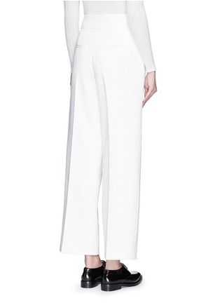 Back View - Click To Enlarge - COMME MOI - Wide leg crepe pants
