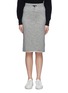 Main View - Click To Enlarge - RAG & BONE - Drawcord waist raw hem sweat skirt
