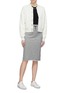 Figure View - Click To Enlarge - RAG & BONE - Drawcord waist raw hem sweat skirt