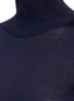 Detail View - Click To Enlarge - COMME MOI - Wool-silk-cashmere turtleneck sweater