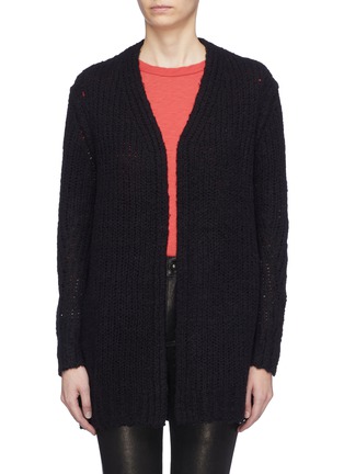 Main View - Click To Enlarge - RAG & BONE - 'Arizona' Merino wool open knit long cardigan