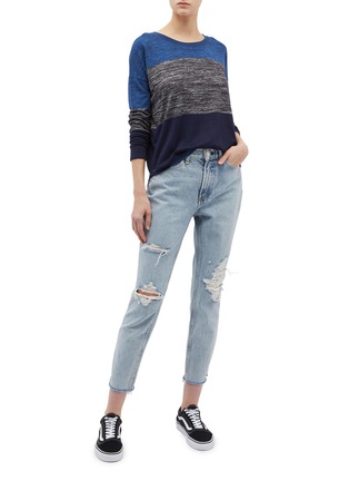 Figure View - Click To Enlarge - RAG & BONE - Ripped skinny jeans