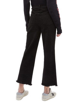 Back View - Click To Enlarge - RAG & BONE - 'Ankle Justine' button fly denim culottes
