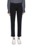 Main View - Click To Enlarge - RAG & BONE - 'Ankle Dre' stripe outseam raw cuff jeans