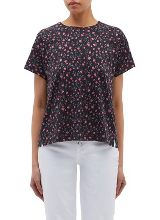 Main View - Click To Enlarge - RAG & BONE - Floral print Pima cotton T-shirt