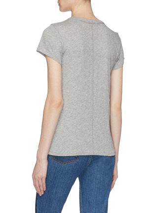 Back View - Click To Enlarge - RAG & BONE - Planet embroidered Pima cotton slub jersey T-shirt