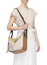 Figure View - Click To Enlarge - LOEWE - 'Hammock' colourblock small leather bag