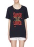 Main View - Click To Enlarge - CURRENT/ELLIOTT - 'Super Loved' slogan graphic print distressed T-shirt