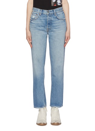 Main View - Click To Enlarge - GRLFRND - 'Helena' distressed washed jeans