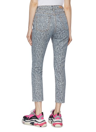 Back View - Click To Enlarge - GRLFRND - 'Karolina' leopard print skinny jeans