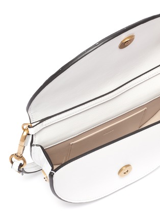 Detail View - Click To Enlarge - CHLOÉ - 'Nile' bracelet handle croc embossed leather minaudière