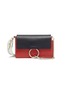 Main View - Click To Enlarge - CHLOÉ - 'Faye' colourblock small leather crossbody bag