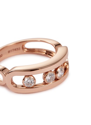 Detail View - Click To Enlarge - MESSIKA - 'Move Classic' diamond 18k rose gold ring