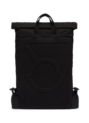 Main View - Click To Enlarge - MONCLER - x Craig Green roll top logo embossed backpack