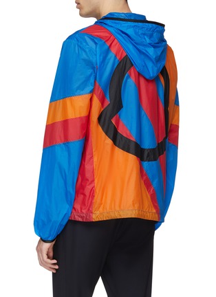 Back View - Click To Enlarge - MONCLER - x Craig Green 'Stunt' logo colourblock hooded ripstop jacket