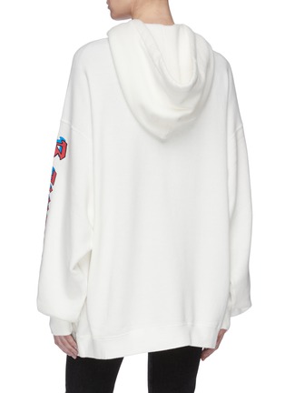 Back View - Click To Enlarge - R13 - 'Grateful Dead' slogan print oversized hoodie