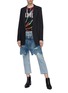 Figure View - Click To Enlarge - R13 - Layered front jeans