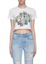 Main View - Click To Enlarge - R13 - 'California' graphic print cropped baby T-shirt