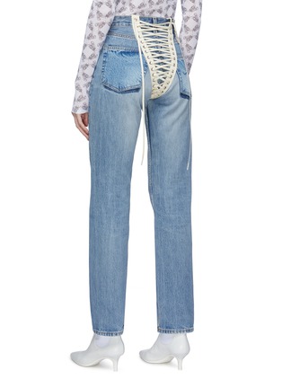 Back View - Click To Enlarge - R13 - Lace-up back jeans