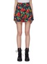 Main View - Click To Enlarge - R13 - 'Red Lady' graphic print pleated shorts