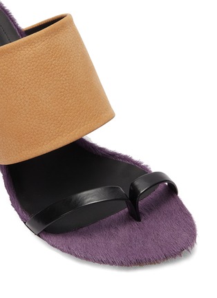 Detail View - Click To Enlarge - DRIES VAN NOTEN - Colourblock leather sandals