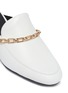 Detail View - Click To Enlarge - STELLA LUNA - Chain strap leather mules