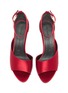 Detail View - Click To Enlarge - STELLA LUNA - 'Red Carpet' ankle strap satin d'Orsay sandals