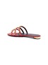  - STELLA LUNA - Chain strappy leather slide sandals