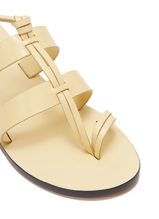 Detail View - Click To Enlarge - TRADEMARK - 'Capra' knotted leather sandals