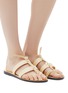 Figure View - Click To Enlarge - TRADEMARK - 'Capra' knotted leather sandals