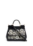 Main View - Click To Enlarge - - - 'Miss Sicily' medium cameo floral leather satchel