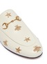 Detail View - Click To Enlarge - GUCCI - 'Princetown' star bee embroidered leather loafer slides