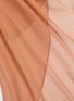 Detail View - Click To Enlarge - POIRET - Drape panel silk chiffon slip dress