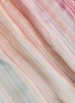 Detail View - Click To Enlarge - POIRET - 'Isabella' asymmetric twist sleeve variegated stripe silk dress