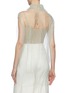 Back View - Click To Enlarge - POIRET - Sheer sleeveless turtleneck top