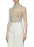 Front View - Click To Enlarge - POIRET - Sheer sleeveless turtleneck top