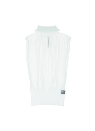 Main View - Click To Enlarge - POIRET - Sheer sleeveless turtleneck top
