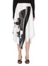 Main View - Click To Enlarge - CÉDRIC CHARLIER - Graphic print handkerchief skirt