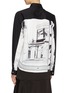 Back View - Click To Enlarge - CÉDRIC CHARLIER - Graphic print panel shirt