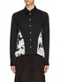 Main View - Click To Enlarge - CÉDRIC CHARLIER - Graphic print panel shirt